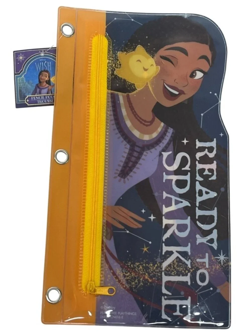 Disney Wish Asha Pencil Pouch Binder Case NWT